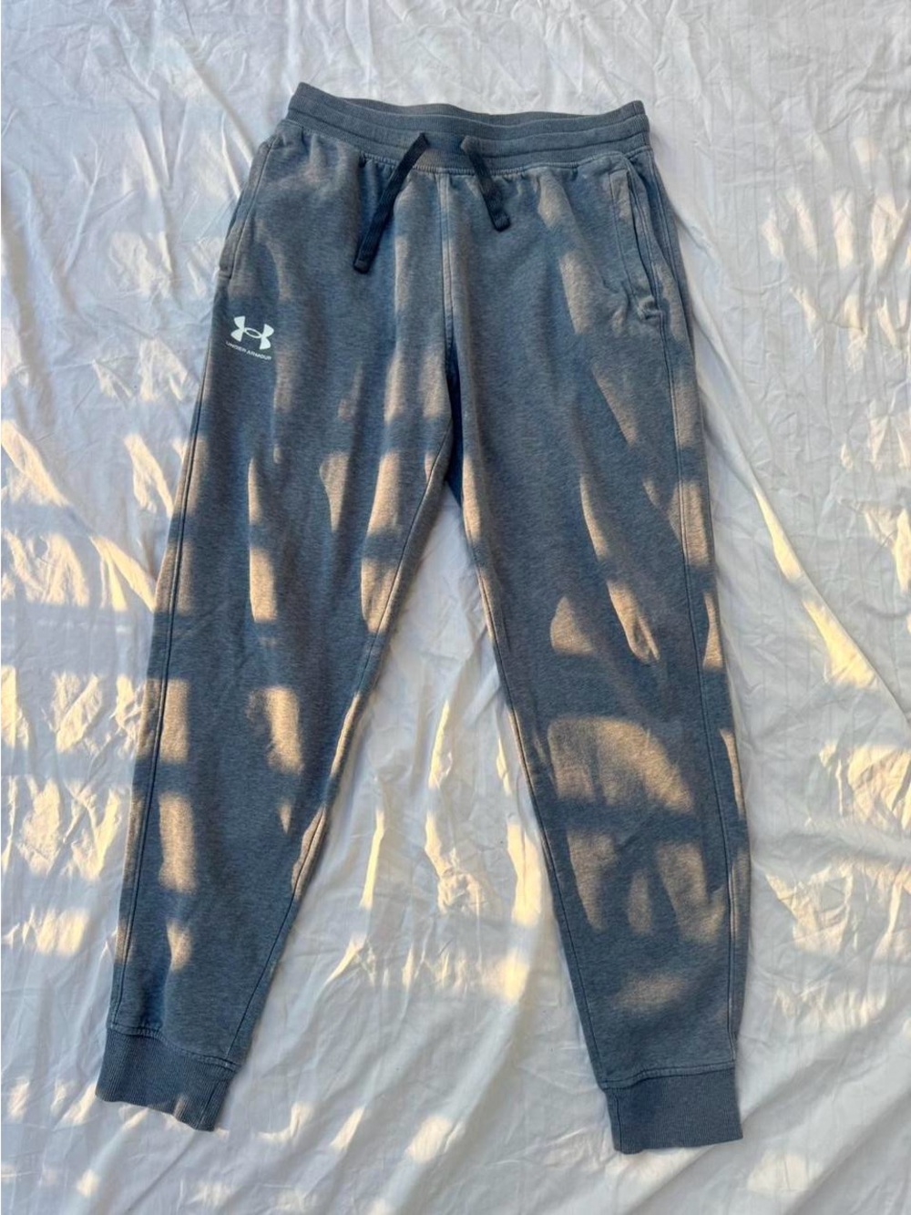 LG Kids' Gray Jogger Sweatpants with Drawstring